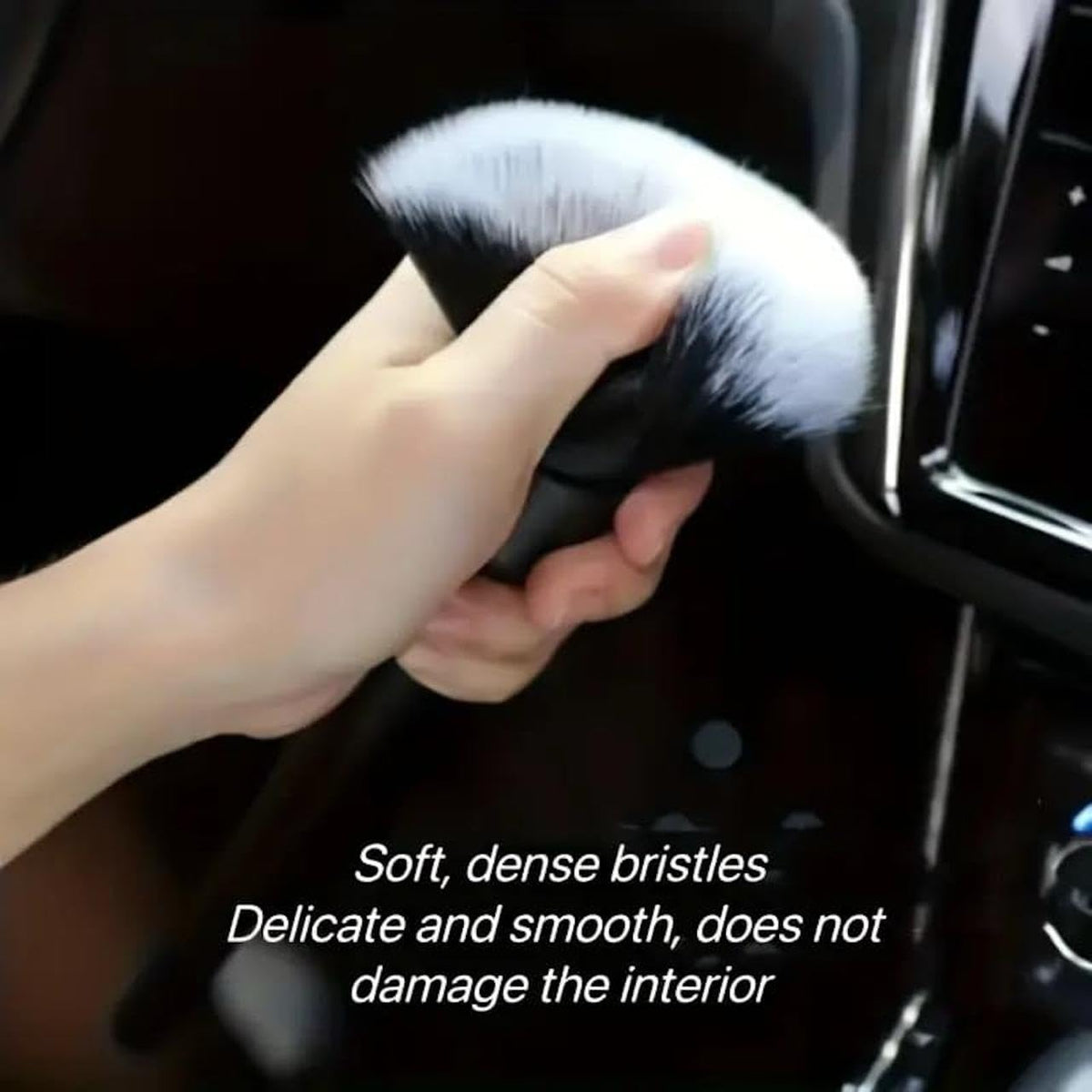 Car Dashboard Cleaning Brush Pack of 2 | Soft Bristle Dust Remover for AC Vent & Interior