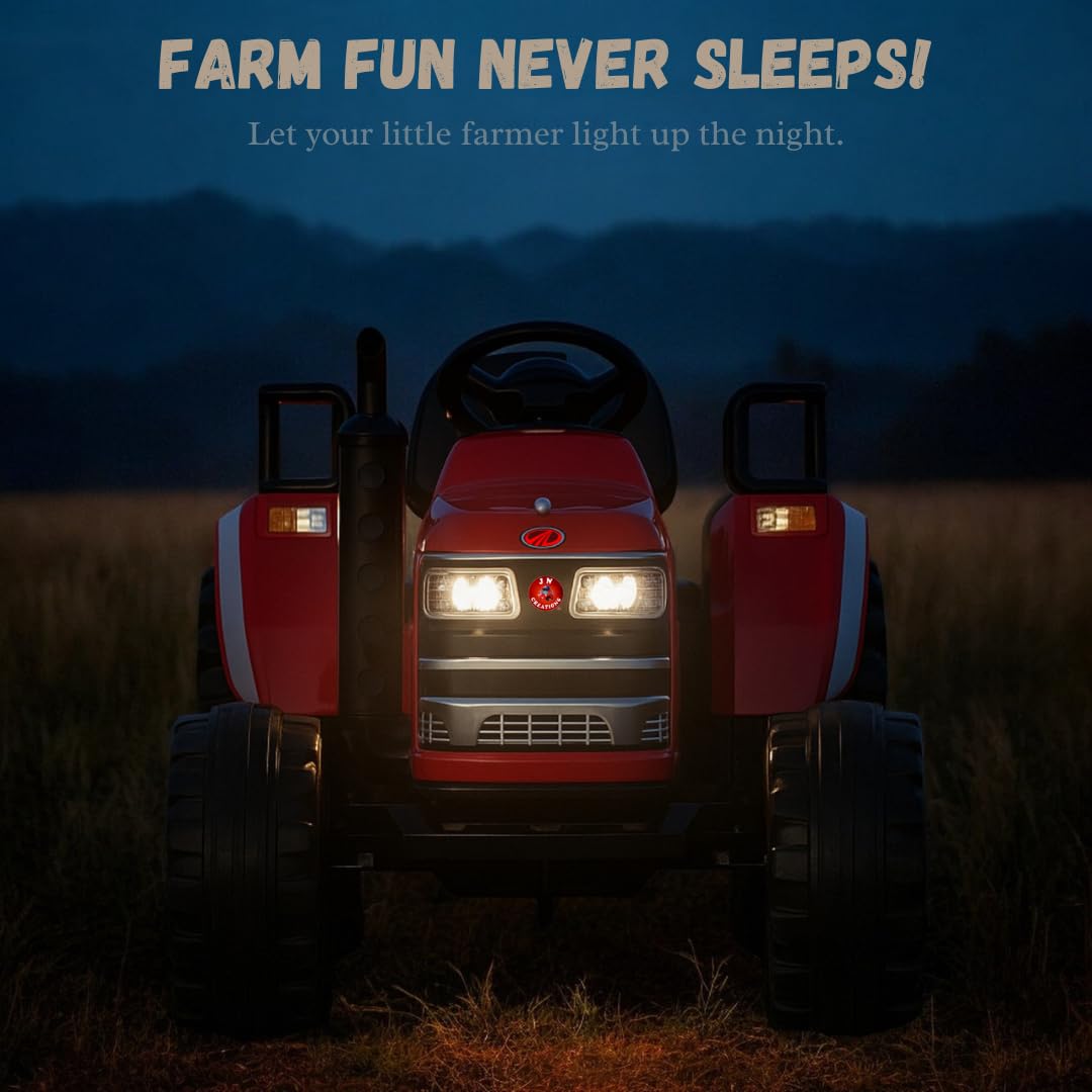 Kids 12V Electric Ride-On Tractor