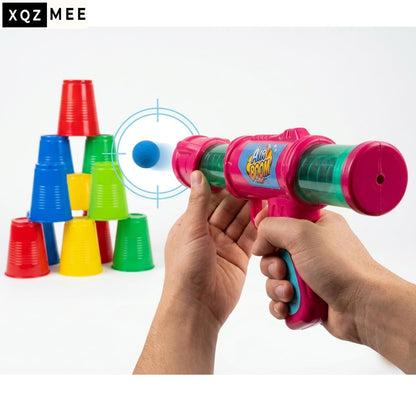 Air Boom Foam Ball Blast Gun – Kids Shooting Toy