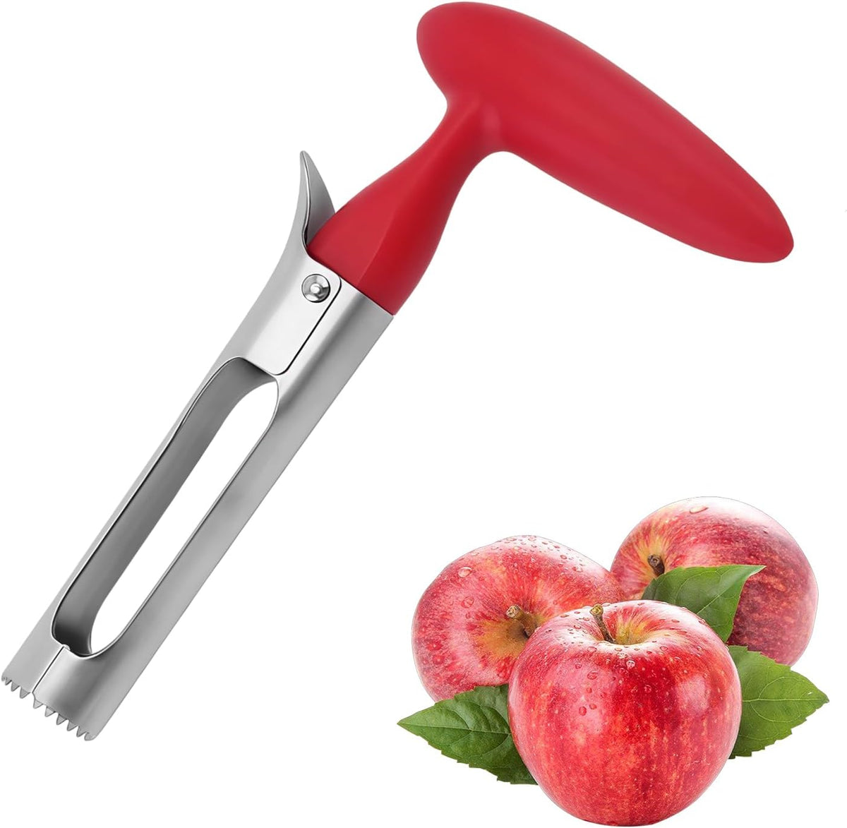 Stainless Steel Pineapple Corer Slicer Cutter with Ergonomic Handle | Pineapple Peeler, Core Remover & Spiral Ring Cutter Kitchen Tool