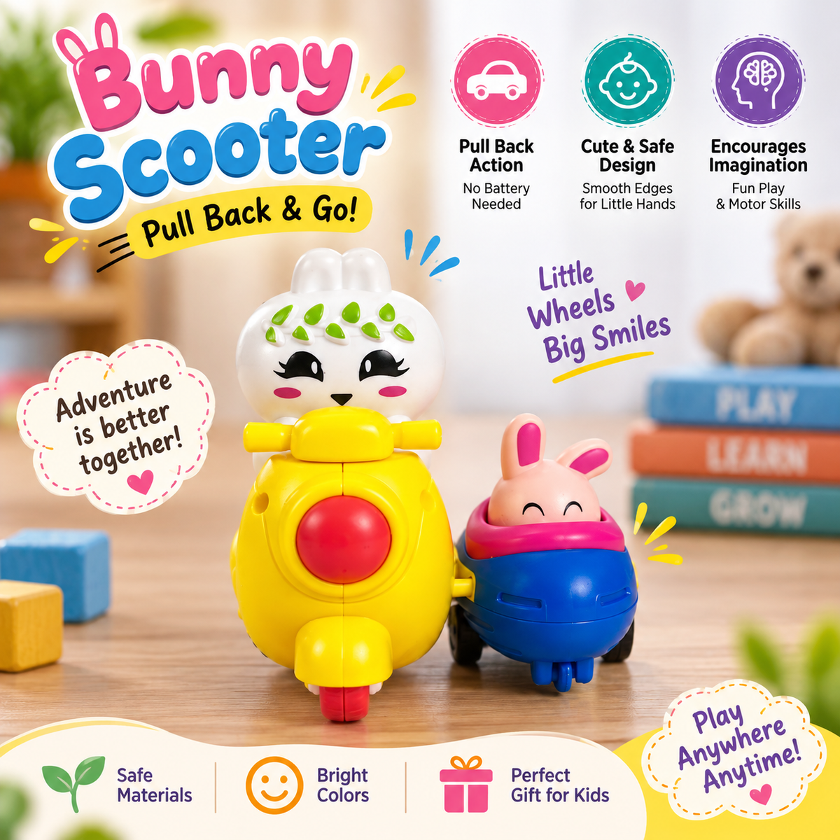 Paws & Hops Scooter Set – Pack of 12
