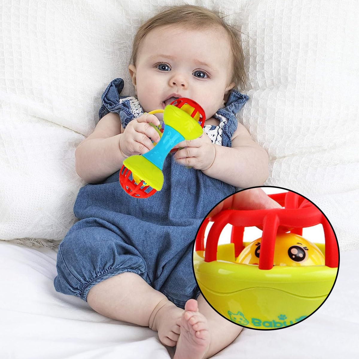 Baby Rattle & Teether Toy – 8 Pcs Set