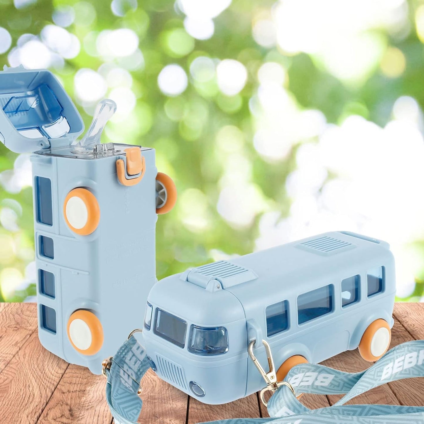 Cute Bus Water Bottle for kids