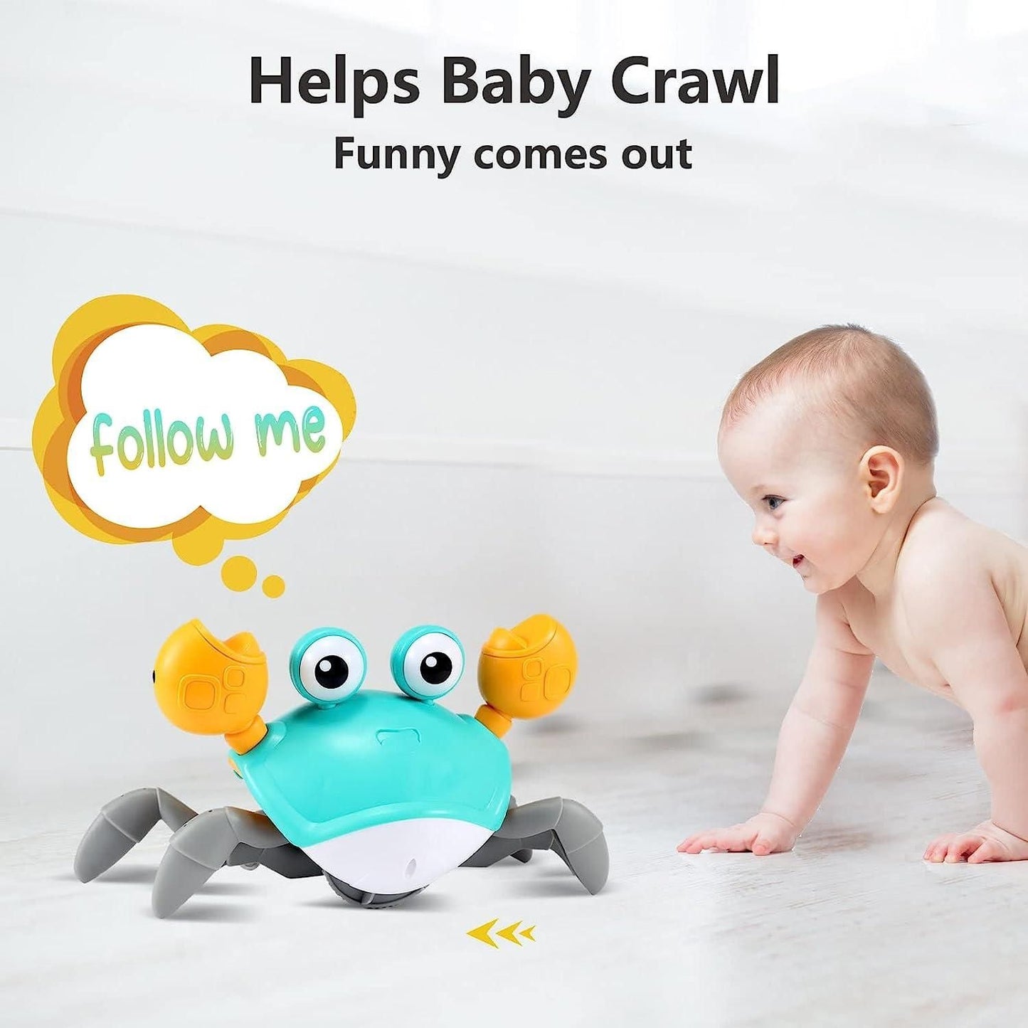 ✨Baby Infant Crawling Crab Toy || Perfect For Kids🦀