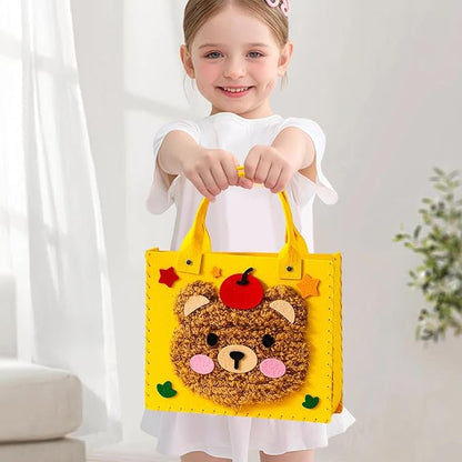 DIY Felt Handbag Craft Kit – Safe, Durable & Screen-Free Creative Activity | Fun Tote Bag Hobby & Perfect Gift for All Ages