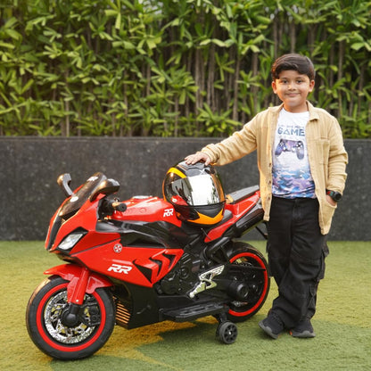 Kids Sporty Racing Style Electric Ride-On Bike