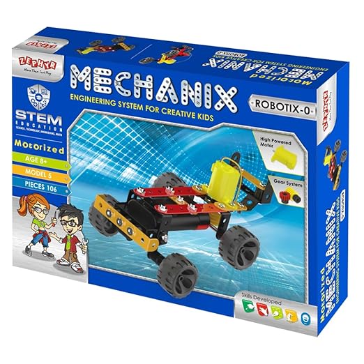 Motorized Mechanix Robotix System For Kids