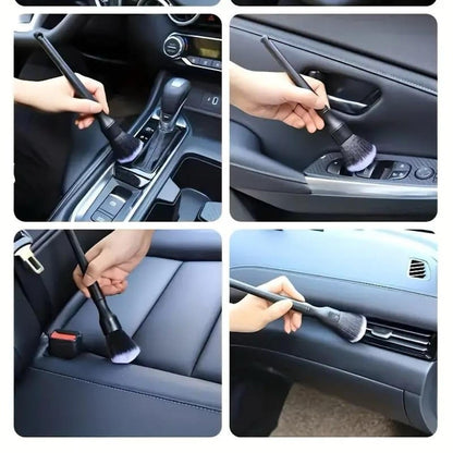 Car Dashboard Cleaning Brush Pack of 2 | Soft Bristle Dust Remover for AC Vent & Interior