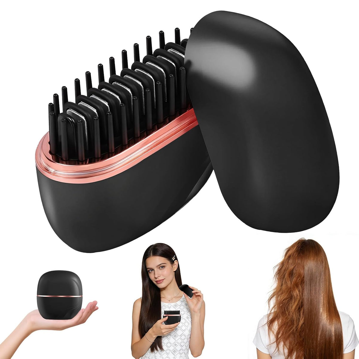 ✨💇‍♀️ SilkRush™ Pocket Hair Smoothing Brush 💖