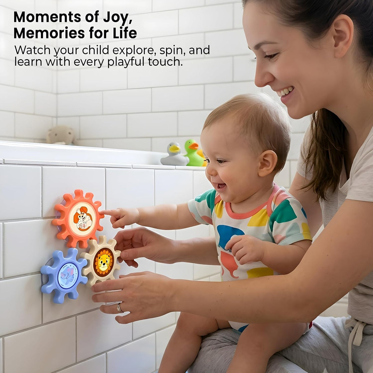 Kids Animal Gear Spinner Toy – Cute Cartoon Sensory Spinning Toy