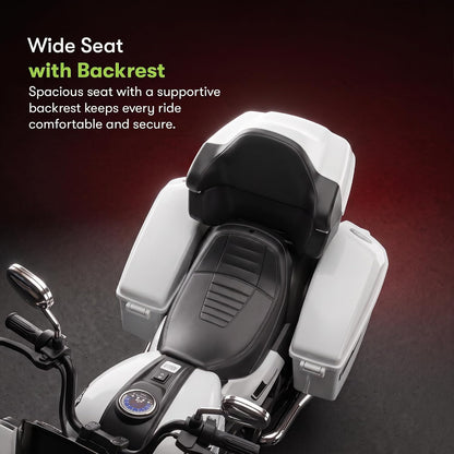 Kids Luxury Touring Electric Ride-On Motorcycle