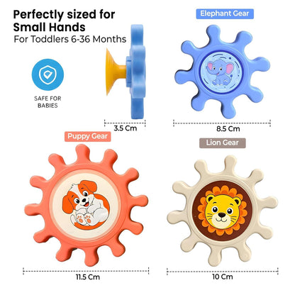 Kids Animal Gear Spinner Toy – Cute Cartoon Sensory Spinning Toy