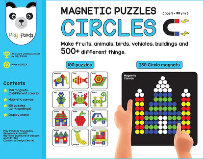 PLAY PANDA-Magnetic Circle Puzzle Set