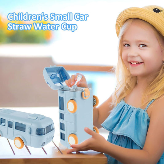 Cute Bus Water Bottle for kids