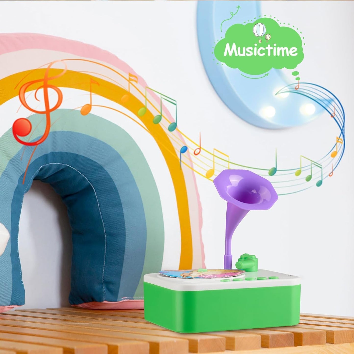 Kids Talking Phonograph – Storytelling Machine with Rhymes & Audio Books in Hindi & English
