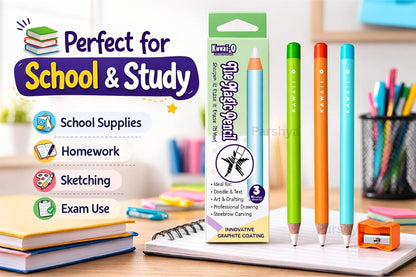 Magic Eraser Pencils Set (2 Pack) with Sharpener - Pastel, Precision Erase, Non-Toxic Kids Return Gift