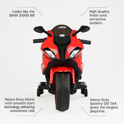 Kids Sporty Racing Style Electric Ride-On Bike