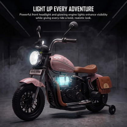 Kids Retro Bullet Electric Ride-On Bike