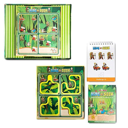 Hide & Seek Jungle-Brain Teasing Puzzle Game for Kids