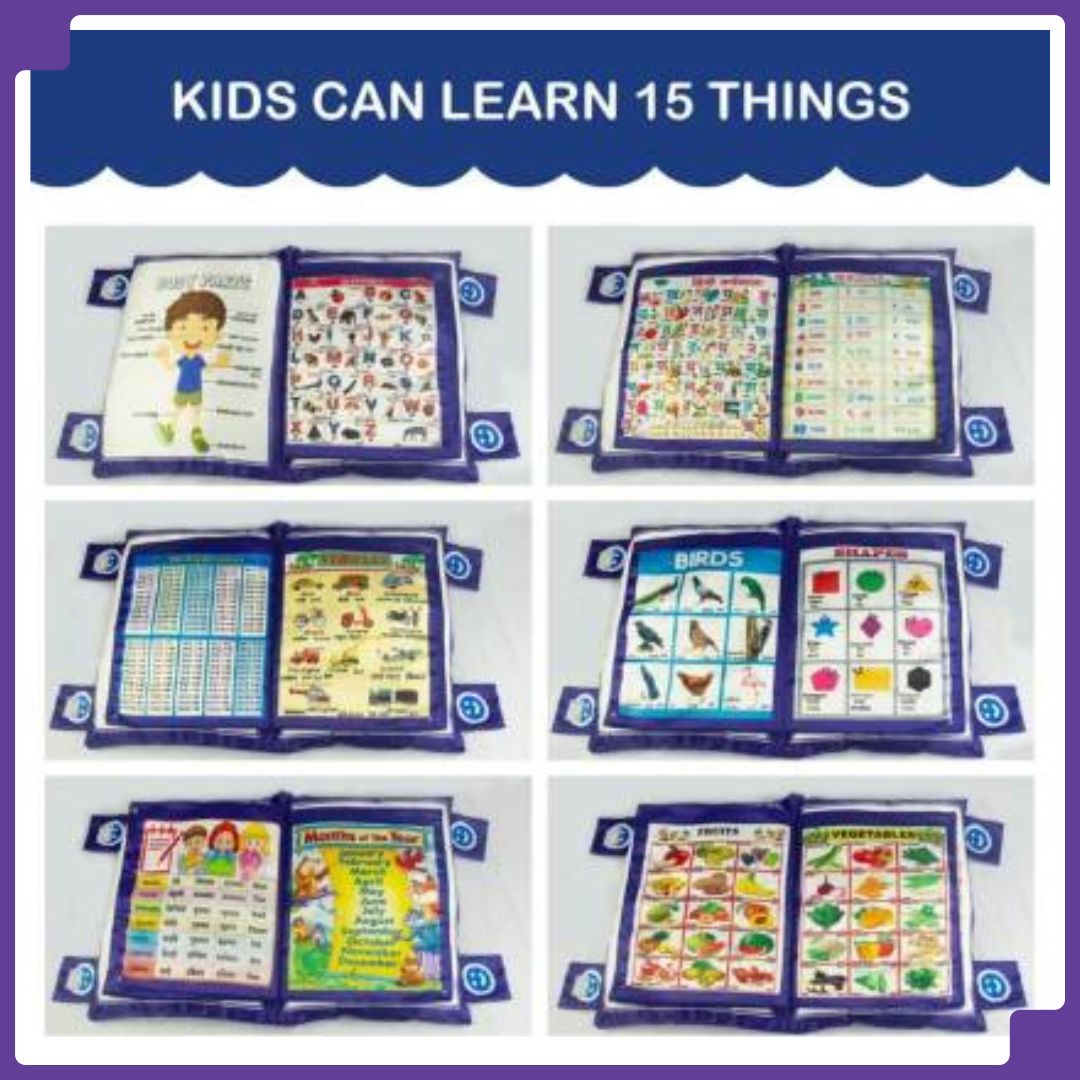 📚Learning Pillow book 💥 Fun & Educational Book for Kids