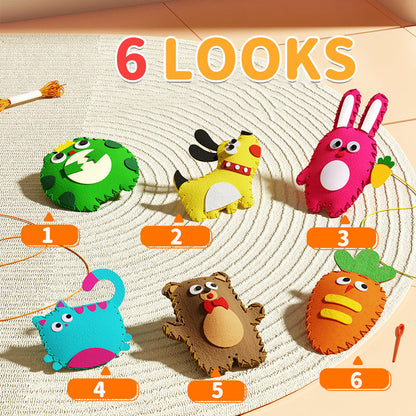 Doll Pendant Handmade Sewing Toys (Pack for 6 doll pendant)