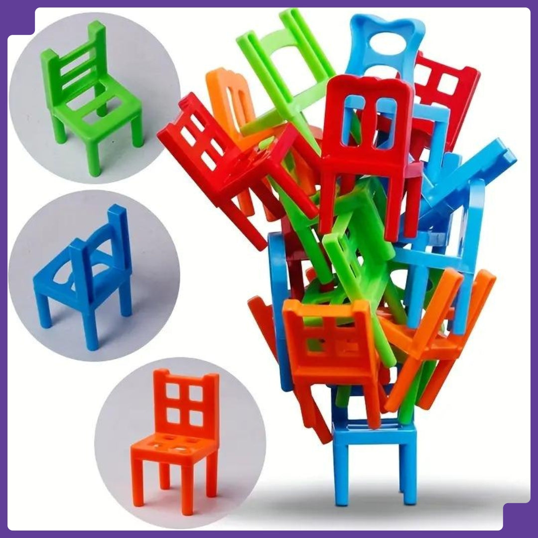 ✨Swinging Tower Game with FREE Chairs Tower Balancing Game