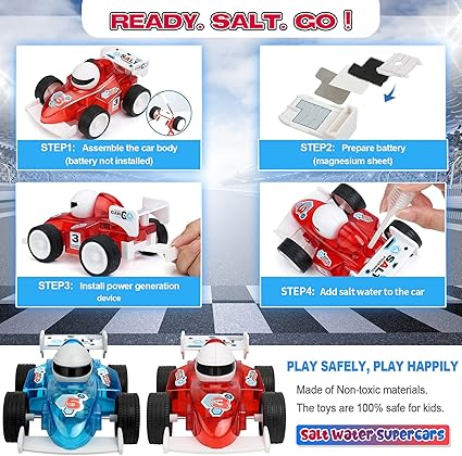 DIY STEM Salt Water Powered Car