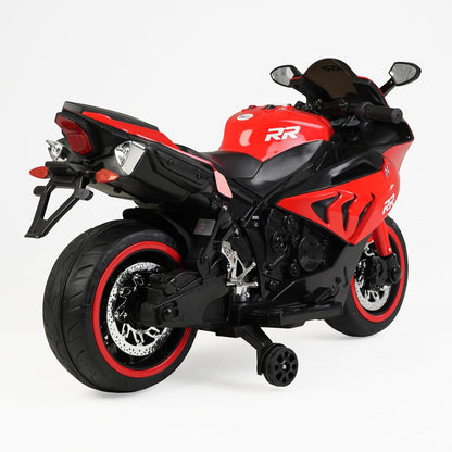 Kids Sporty Racing Style Electric Ride-On Bike