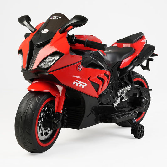Kids Sporty Racing Style Electric Ride-On Bike