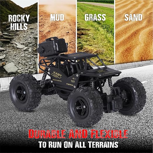 Premium Off-Road Smoke RC Monster Car for Kids 6+ & Adventure Toy Lovers – Real Smoke, LED Lights, Heavy-Duty Tyres & Rechargeable Battery