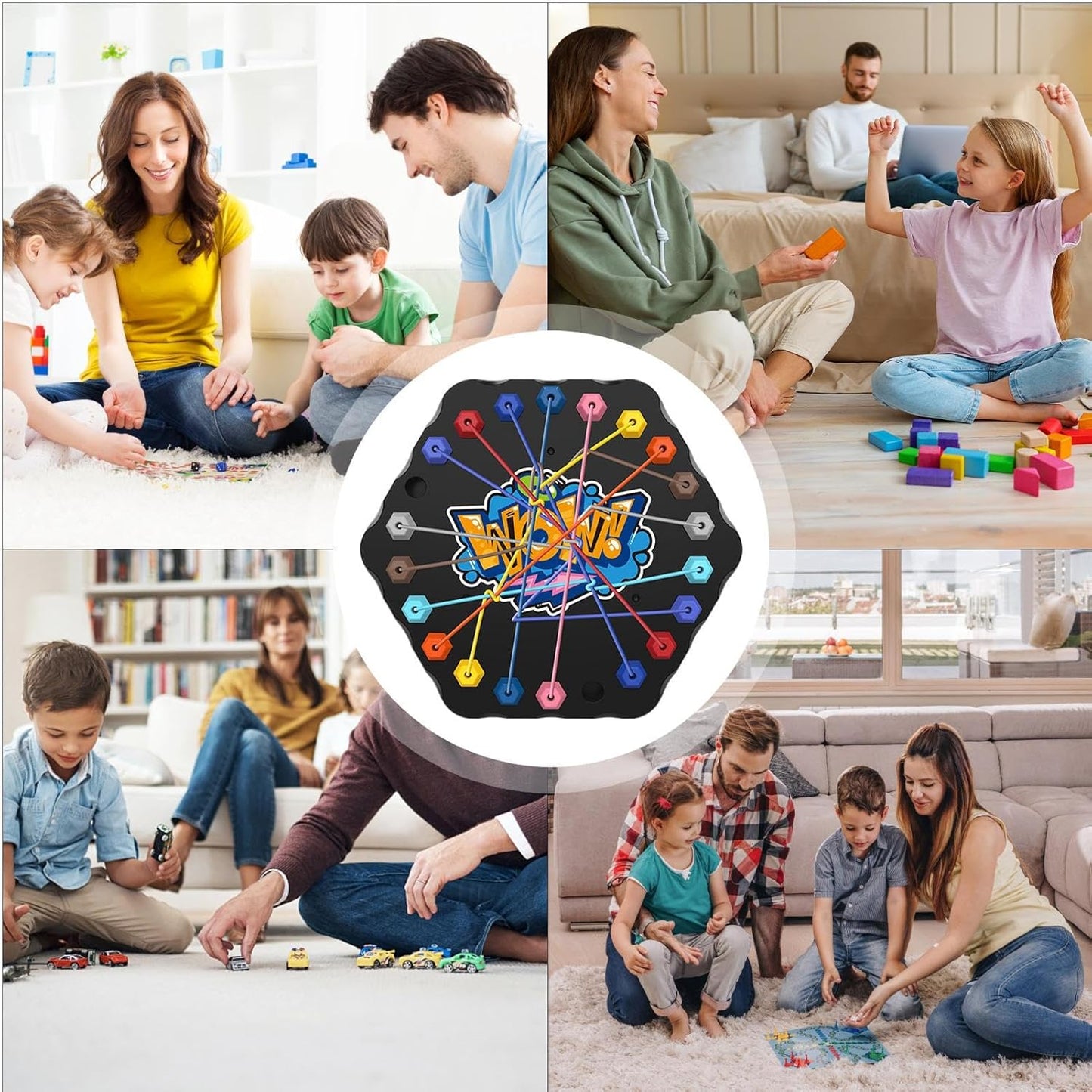 Brain Teasing Rope Puzzle Game | Multi-Level Logic Board for Kids & Families | Educational String Challenge for Home & Travel (Age 3+)