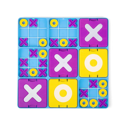 Ultimate Tic-Tac-Toe Board Game for Kids and Family | Brain Teaser Indoor Game for Mind Development, Problem Solving, Logic Skills and Screen-Free Play