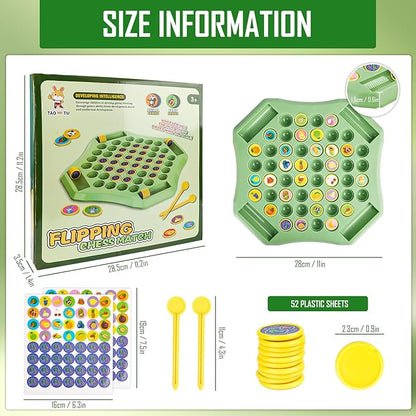 Special Flip & Match Animal Memory Game Board 4-Player Educational Puzzle Toy for Kids & Family