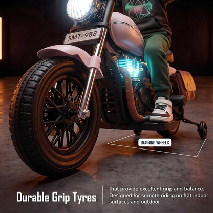 Kids Retro Bullet Electric Ride-On Bike