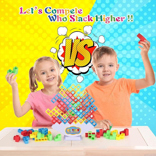 💥Balancing Tower Game for Kids & Adults 👨‍👩‍👦‍👦 Mind Game🔥