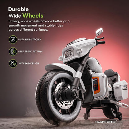 Kids Luxury Touring Electric Ride-On Motorcycle