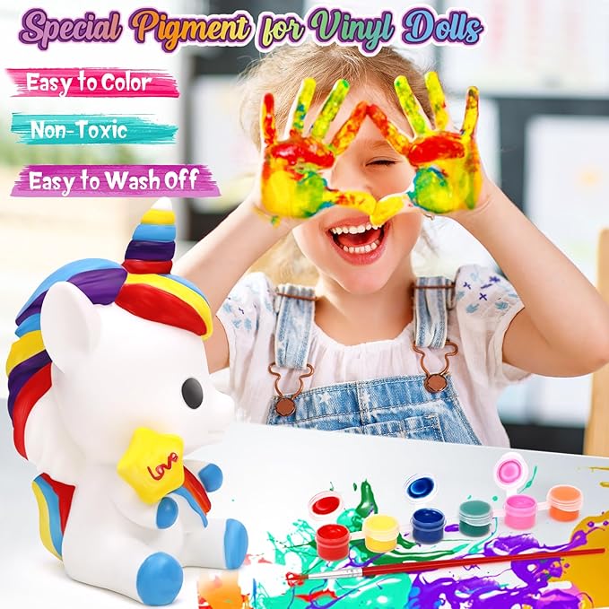 DIY Dinosaur Piggy Bank Painting Kit – Educational Animal Coloring Toy for Kids