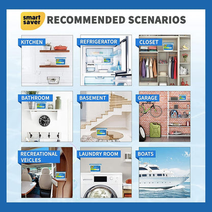 Disposable Moisture Absorber & Dehumidifier Box for Damp, Mould & Odour Control – 300g