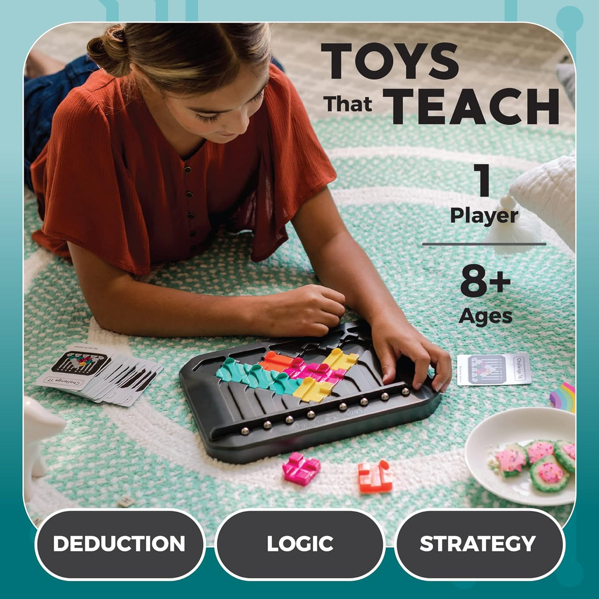 🧠 Brainora Marble Pathway Challenge Board™