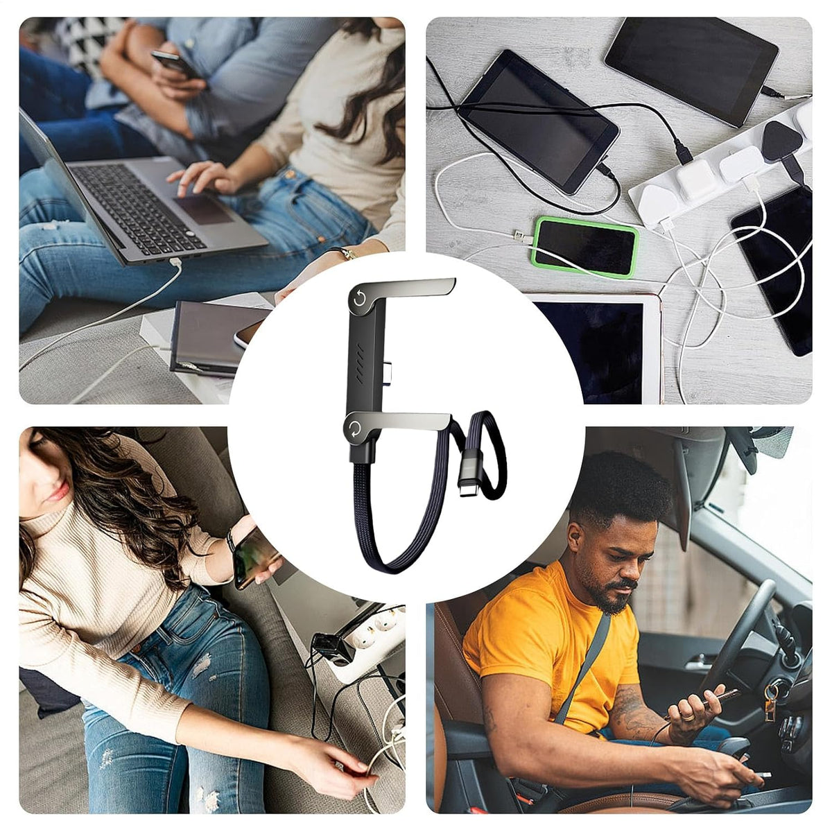 VoltFold™ 240W Phone Stand Charging Cable