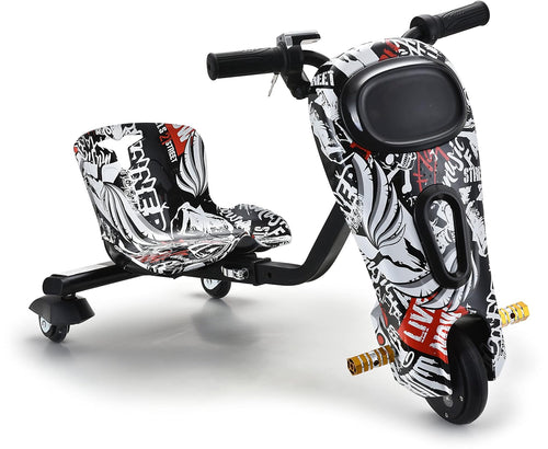 Kids Electric Drift Scooter with 360° Spin Seat