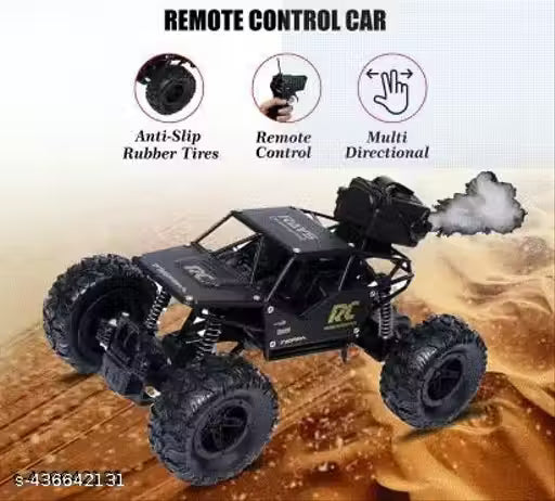 Premium Off-Road Smoke RC Monster Car for Kids 6+ & Adventure Toy Lovers – Real Smoke, LED Lights, Heavy-Duty Tyres & Rechargeable Battery
