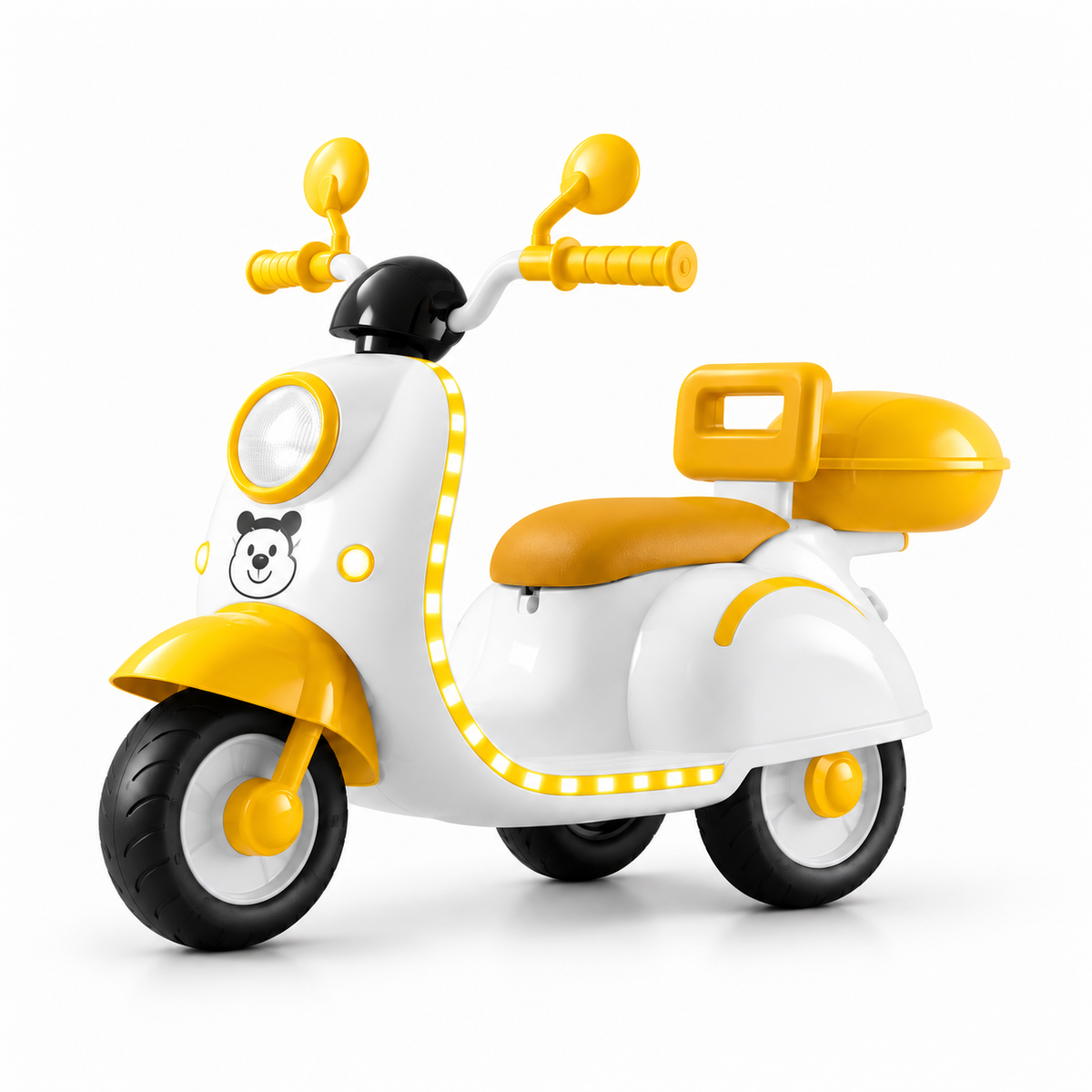 Kids Retro Electric Ride-On Scooter Destiny 618