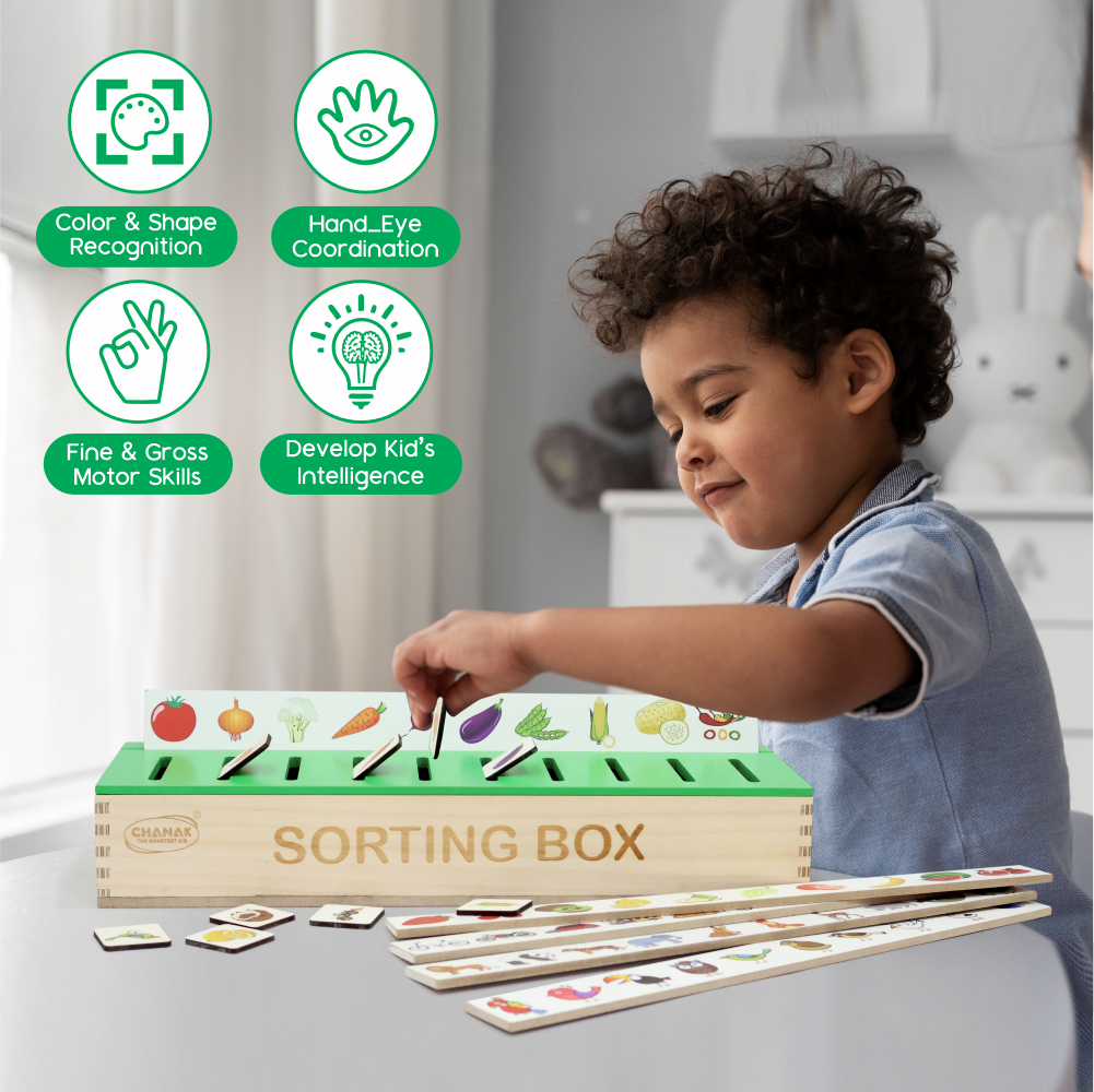 Chanak's Wooden Sorting Box For Kids