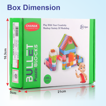 Bullet Puzzle Blocks, DIY Educational Building Blocks