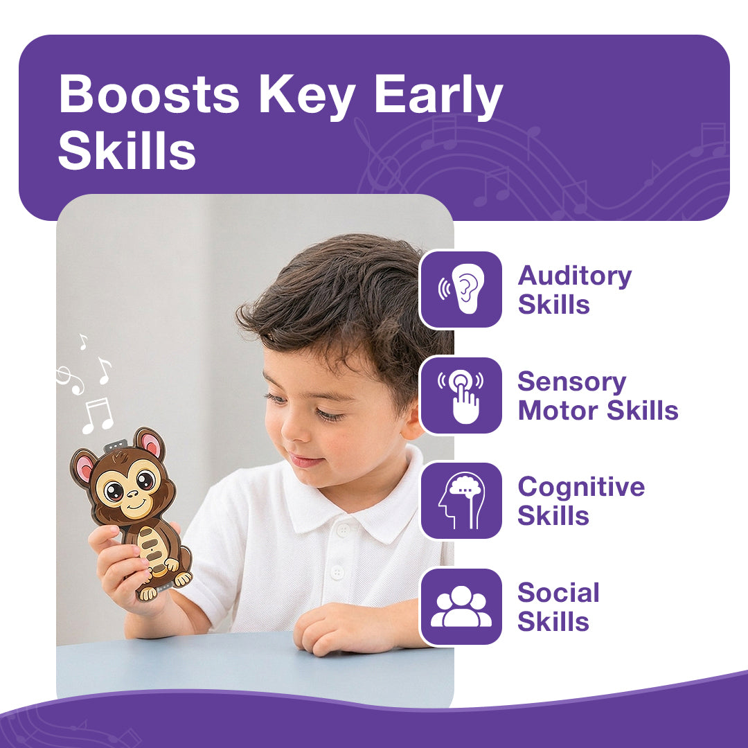 Touchy Tunes Musical Toy for Kids | Human Circuit Interactive Sound & Sensory Play Game