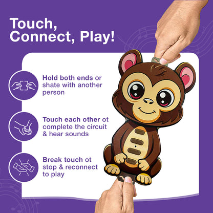 Touchy Tunes Musical Toy for Kids | Human Circuit Interactive Sound & Sensory Play Game