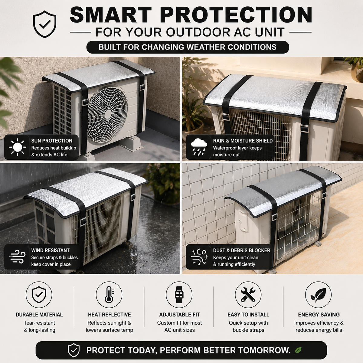 🔥 WeatherLock AC Cover™