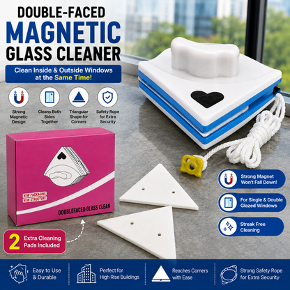 🔥 🧲✨ ClearGlide™ Dual-Side Magnetic Window Cleaner 🪟