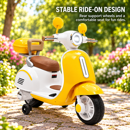 Kids Retro Electric Ride-On Scooter Model 619